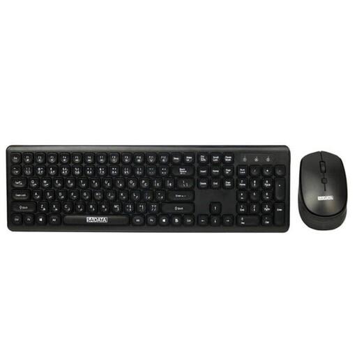 موس وکیبورد بی سیم سادیتا مدل sadata 2401 Sadata model 2401 wireless keyboard and mouse